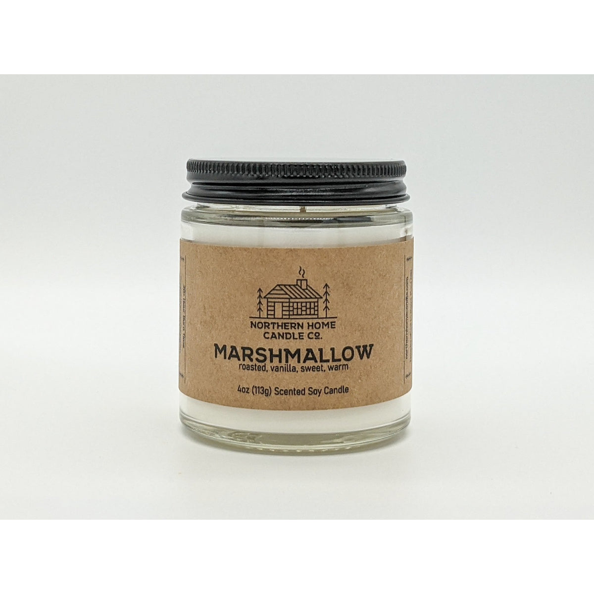 Marshmallow Scented Soy Candle Northern Home Candle Company